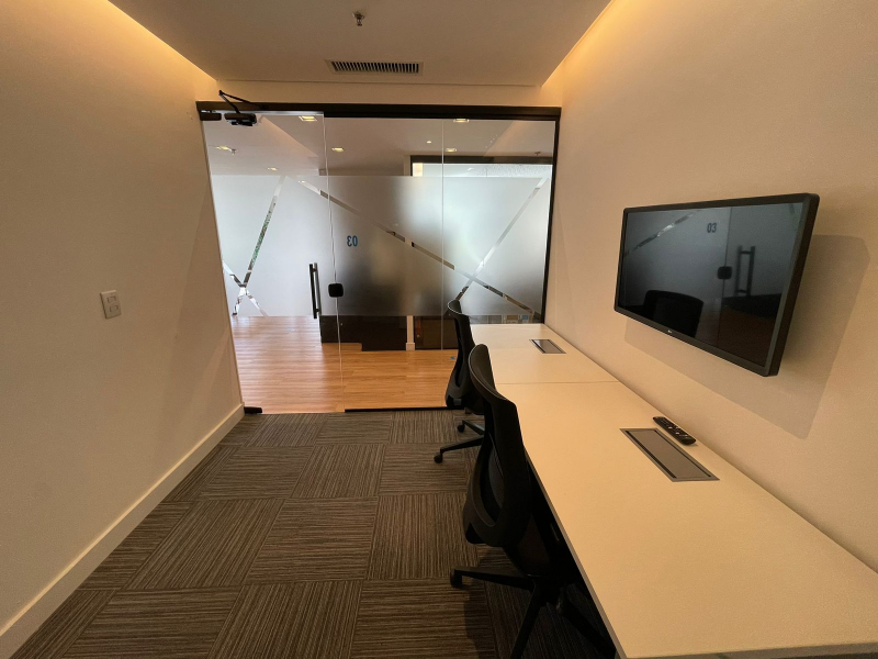 Foto da sala Escritório privativo para 3 posições em Vila Olímpia, São Paulo (2/5)