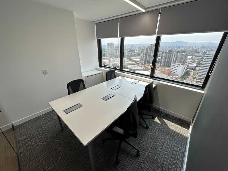Foto de la sala Oficina privada para 4 puestos en Água Branca, São Paulo (3/5)